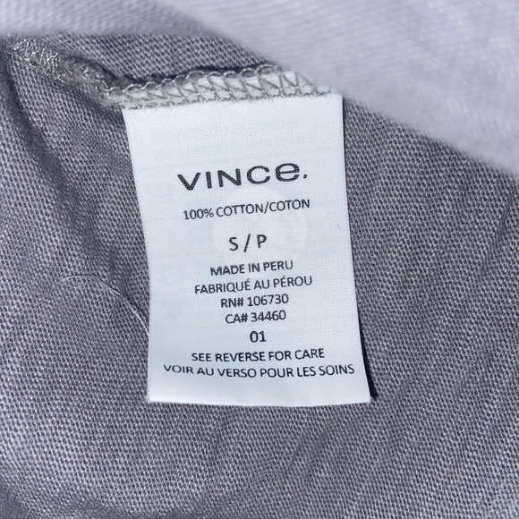 Vince Henley Style Tee Shirt - Small - Picture 4 of 4